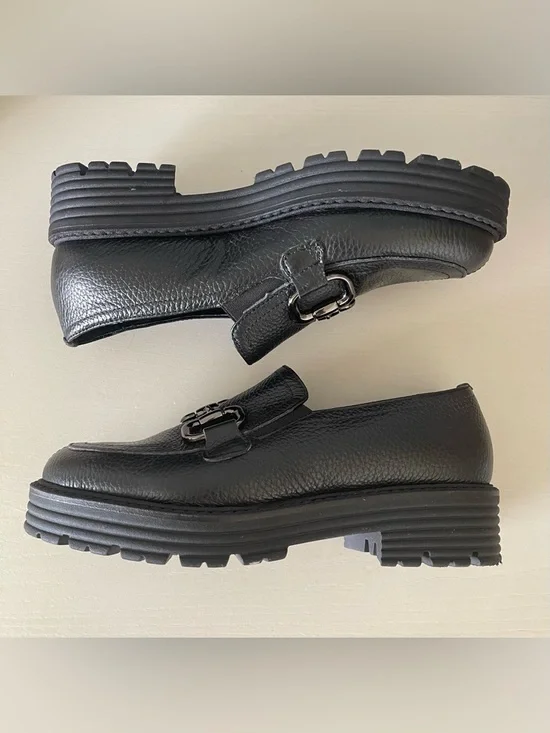 New Domino Made In Italy Loafers With Buckle Detail Size 7 - Picture 1 of 8